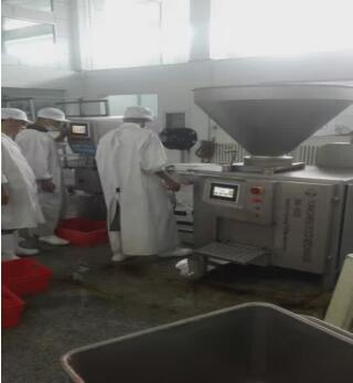 New Sausage with cheese produced by our sausage vacuum filler so on machines